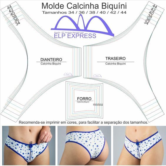 🖐APRENDE CORTE Y CONFECCIÓN DE PANTIES CON PATRONES PASO A PASO GUÍA COMPLETA ONLINE 🖐