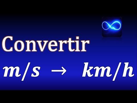 Cómo Convertir Metros Por Segundo A Kilómetros Por Hora Muy Fácilmente Ejemplo 6 Youtube En 2020 Youtube Matematicas