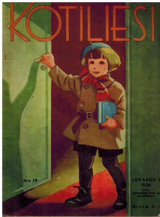 Antikvaari - Kotiliesi 19/1936 ( Kansi Martta Wendelin )