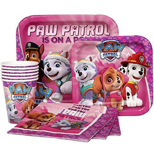 girls paw patrol party supplies