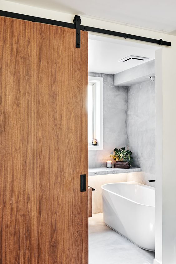 A Modern Industrial Look Was Created For This Townhouse