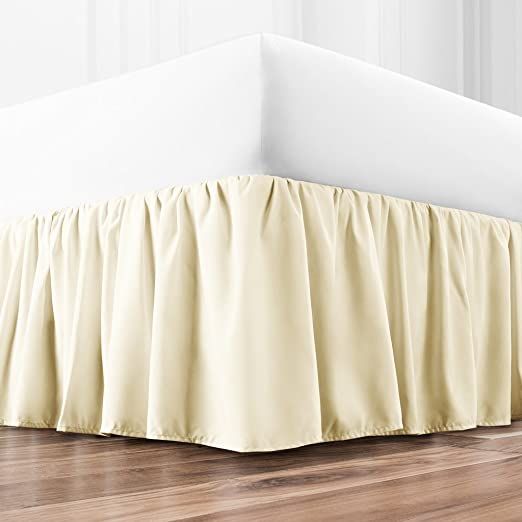 Ivory Cream Bed Skirt Solid Comfy Sateen In 2020 Ruffle Bedding Bedskirt High Quality - Queen Size Cream Bed Skirt Ivory Cream Bed Skirt Solid Comfy Sateen In 2020 Ruffle Bedding Bedskirt High Quality - Queen Size Cream Bed Skirt
