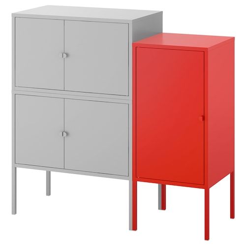 Trofast Storage Combination With Boxes White Yellow Orange Ikea Ps Cabinet Ikea Ps Cabinet, Ikea Red Storage Cabinet