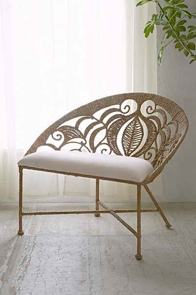 Grace and Frankie beach house living room rope chair
