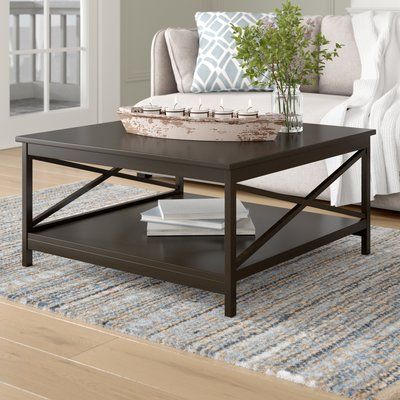 Beachcrest Home Stoneford Coffee Table Top Color Espresso Base Traditional Square - Espresso Colored Coffee Table Beachcrest Home Stoneford Coffee Table Top Color Espresso Base Traditional Square - Espresso Colored Coffee Table