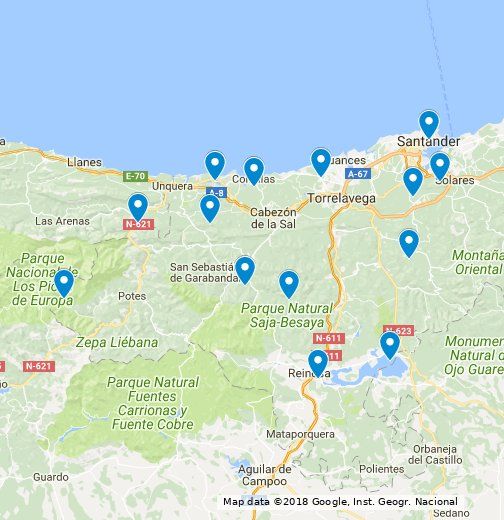 Ruta En Coche Por Cantabria Una Semana Google My Maps Rutas En Coche Viajes En Autocaravana Viajar Por España