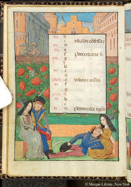 Book of Hours, MS S.7 fol. 5v - Images from Medieval and Renaissance Manuscripts - The Morgan Library & Museum