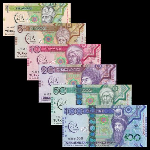 Kazakhstan 1 Tenge,1993 UNC P-7 Lot 5 PCS