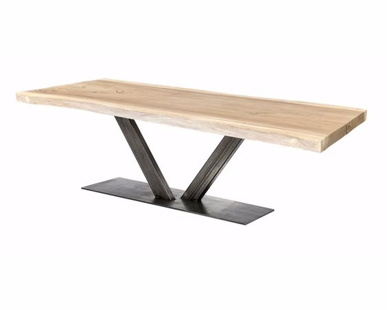 Suar Boomstamtafel XX-poot 10x10 RVS | Table du Sud