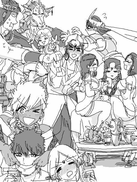 Magi Omake Manga マギ シンドバッド イラスト Magi Omake Manga マギ シンドバッド イラスト