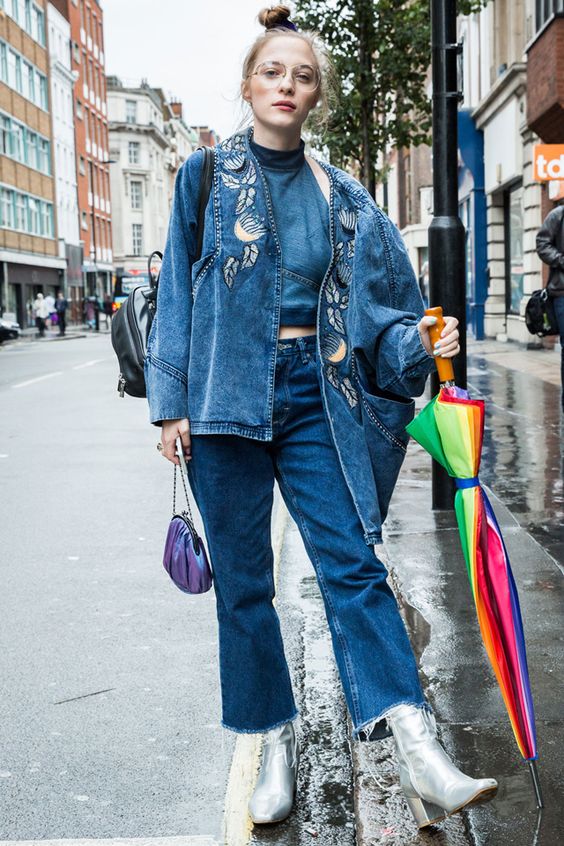 Best street style from London Fashion Week SS17 â Day 1