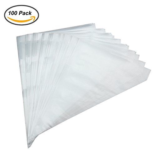 Icing Piping Bags Swify 100 Pieces 13inch Disposable Clear Plastic Piping Bags Cupcakes Cookies Cake Decorating Bags Forc Piping Bags Icing Piping Bag Bag Cake