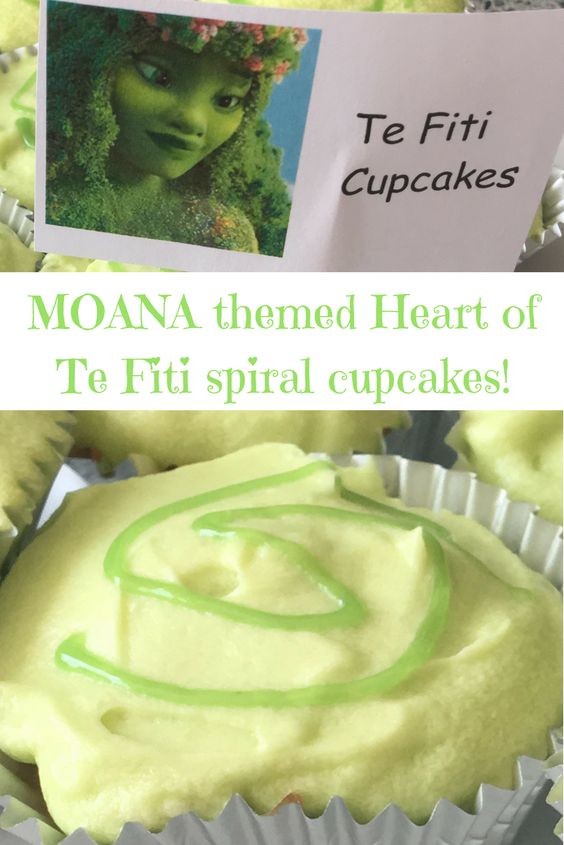 Perfect cupcakes for the best Moana party ever!