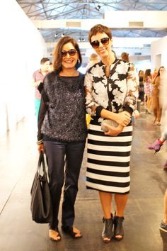 Glória Kalil e Lilian Pacce Mais