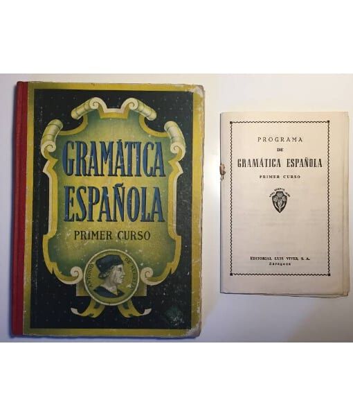 Gramática Española Primer Curso Edelvives Editorial Luis Vives Zaragoza 1954 Libros Escolares Antiguos Cartillas Escolares Antiguas Libros Escolares