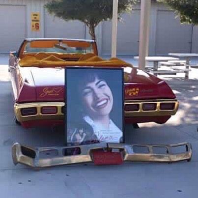 This is the car that Selena\'s bus pulled the bumper off