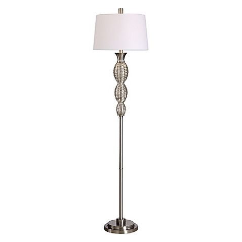 Uttermost Galatsi Ribbed Mercury Glass Floor Lamp Uttermost Galatsi Ribbed Mercury Glass, Mercury Glass Floor Lamp