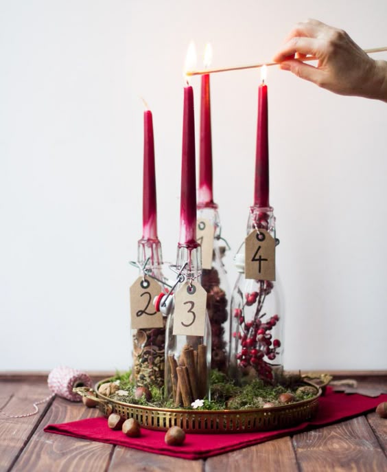 Natur Adventskranz