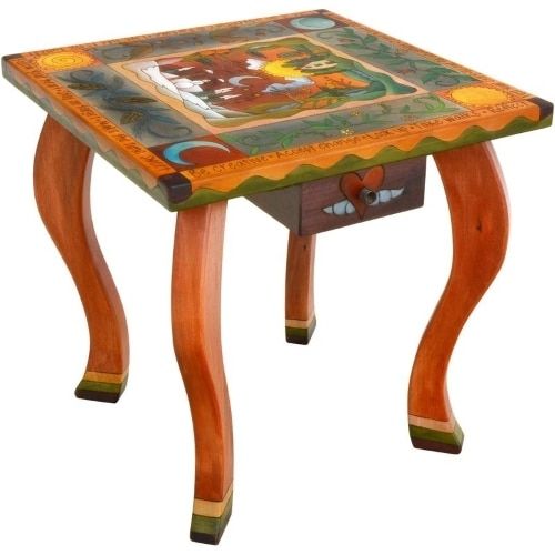 Large Square End Table Beautiful End Table With Drawer End Tables With Drawers Reused Furniture End Tables