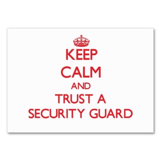 Keep Calm and Trust a Security Guard Business Card Secret Quote - resume security officer Keep Calm and Trust a Security Guard Business Card Secret Quote - resume security officer