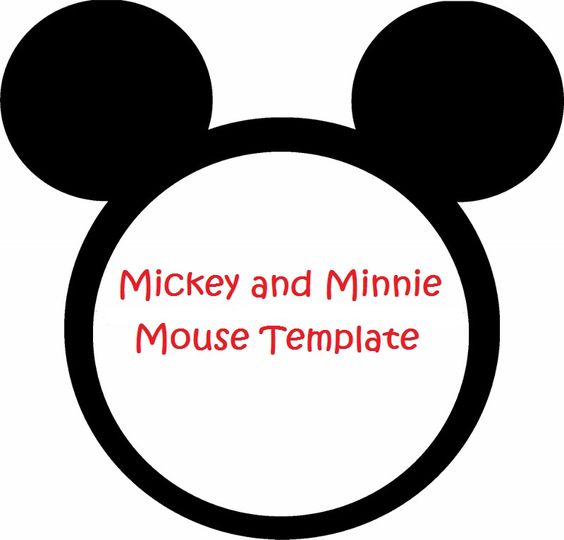 mickey mouse template free