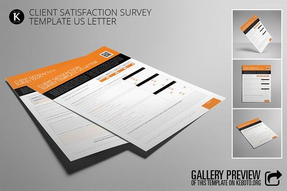 Client Satisfaction Survey Template US Letter from DesignBundles - satisfaction survey Client Satisfaction Survey Template US Letter from DesignBundles - satisfaction survey