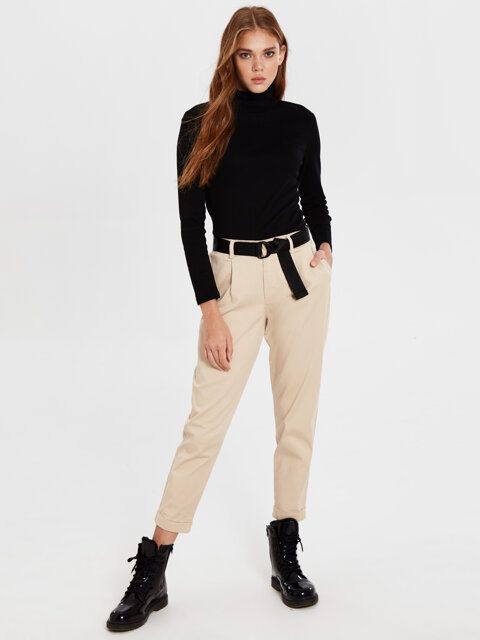 Kemerli Gabardin Pantolon Lc Waikiki Pantolon Giyim Kiyafet