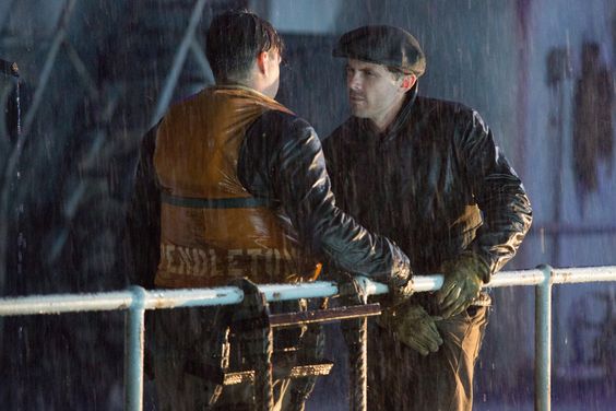 Ray Sybert (Casey Affleck), D. A. Brown (Michael Raymond-James) and the rest of the crew of the SS Pendleton struggle to keep their ship from sinking in Disney's THE FINEST HOURS, the heroic action-thriller presented in Digital 3D(TM) and IMAX (c) 3D based on the extraordinary true story of the most daring rescue in the history of the Coast Guard.
