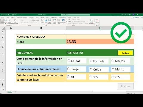 Como Crear Un Examen Dinámico En Excel Con Macros Vba Invitado El Tío Tech Youtube Informatica Y Computacion Desarrollo Organizacional Macros