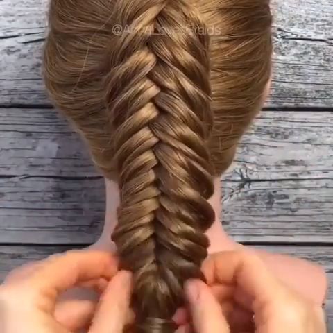 Dutch Fishtail Braid With Images Hair Braid Videos Braids For