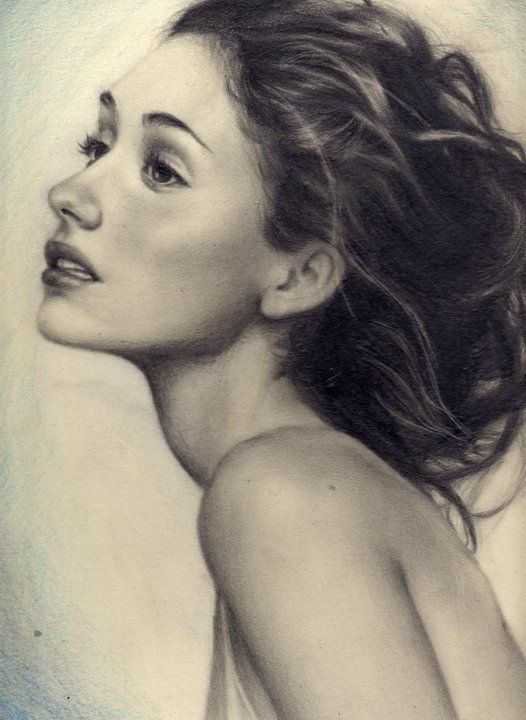 pencil sketch woman