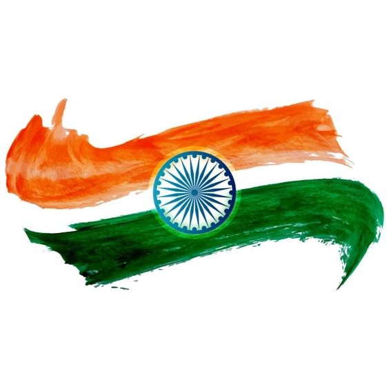 Free Vector | Hand painted indian flag