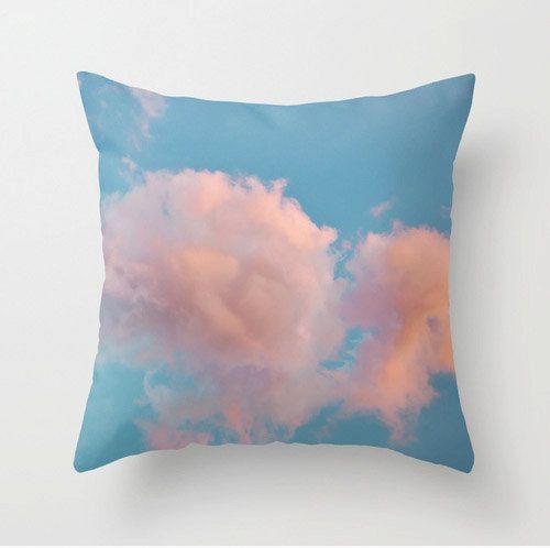 Multicolor Cotton Candy Throw Pillow 16x16 Multicolor Cotton Candy Throw Pillow 16x16