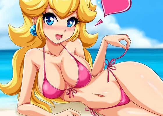 Prinzessin peach hot
