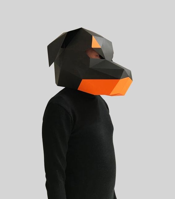 Rottweiler dog - ivypaperart paper mask template(printable PDF file / 16 pages)--------------------------You’ll require no experience, no shipping and no waiting around to get started with our printable mask pattern!Please notice that you are buying the PDF templates and instruction only so you will also need access to a printer, paper, card, tape, double sided tape or glue and scissors. The templates are FULLY COMPATIBLE WITH BOTH A4 AND US LETTER PAPER. All our templates are made by using a ta