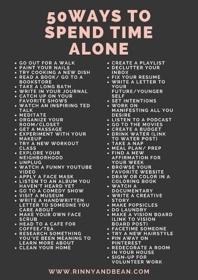 These 27 Self-Care Charts Will Get You Through The Rest Of This Week
