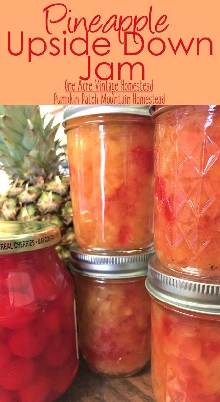 Pineapple Upside Down Cake Jam
