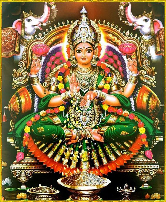 VISHNU ART — Shri Lakshmi Devi, Saraswati Devi, Ganesh ॐ...