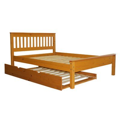 Harriet Bee Treva Full Slat Bed With Trundle Bed Frame Color Bed Slats Trundle Bed Frame Loft Bed Frame