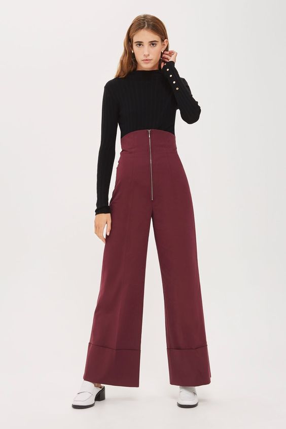 Topshop super high trousers