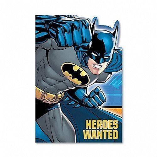 ~ Birthday Party Supplies Stationery Cards 8 BATMAN Gotham Hero INVITATIONS ~ Birthday Party Supplies Stationery Cards 8 BATMAN Gotham Hero INVITATIONS