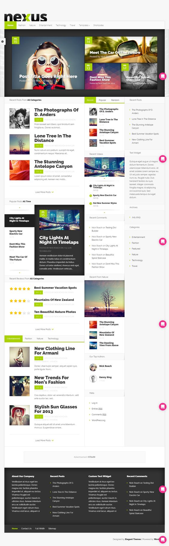 Nexus WordPress Theme