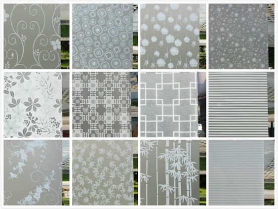 Removable Privacy Static Frosted Home Glass Window Film Sticker Decor 100*45cm