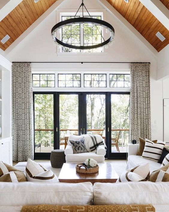 50 Favorites For Friday Design Matters Vaulted Ceiling Living Room House Interior Family - How To Decorate Living Room With Vaulted Ceilings 50 Favorites For Friday Design Matters Vaulted Ceiling Living Room House Interior Family - How To Decorate Living Room With Vaulted Ceilings