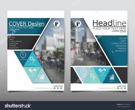 Blue background for Brochure Flyer cover page annual report design - annual report cover page template Blue background for Brochure Flyer cover page annual report design - annual report cover page template