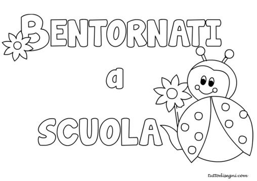 Tutto Disegni - Disegni Da Colorare, Biglietti Auguri, Immagini Da Stampare | Bentornato A Scuola, Scuola, Regole Della Classe