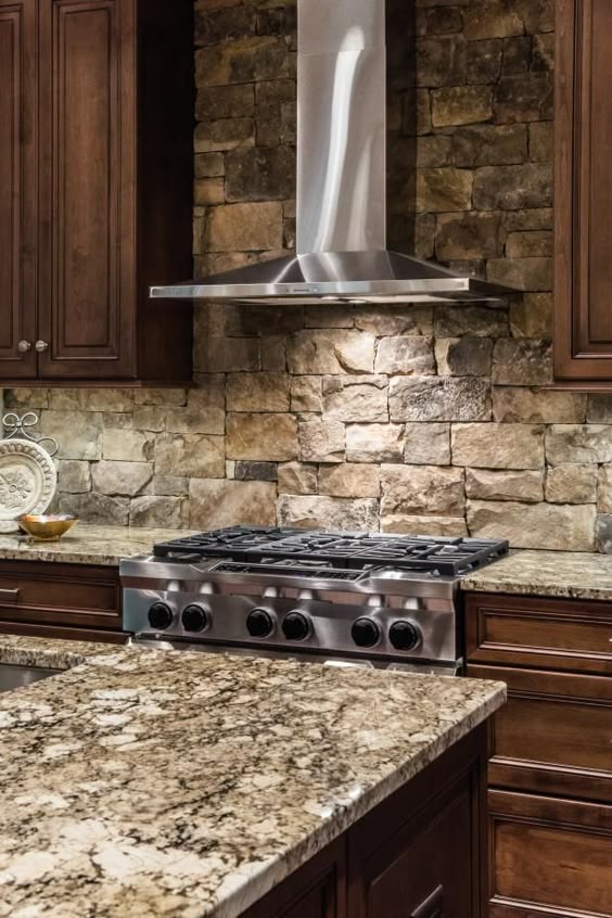 Take a look at this luxurious kitchen filled with rustic elegance only on HGTV.com.