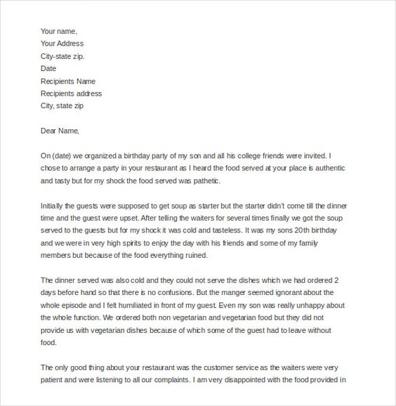 and hotel complaint letter templates free sample example format - complaint email template and hotel complaint letter templates free sample example format - complaint email template