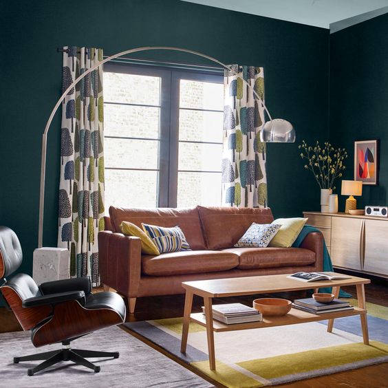 Phòng khách ấn tượng khi mua sofa da tphcm với gam màu tươi mới