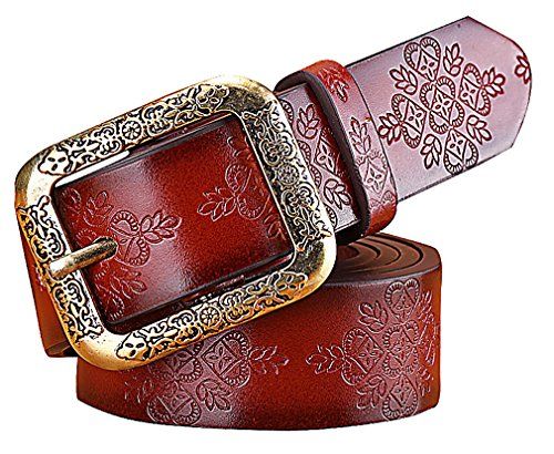 Womens Solid Color Faux Leather 1.1 cm Wide Girdle Metal Buckle Belt Maze Womens Solid Color Faux Leather 1.1 cm Wide Girdle Metal Buckle Belt Maze
